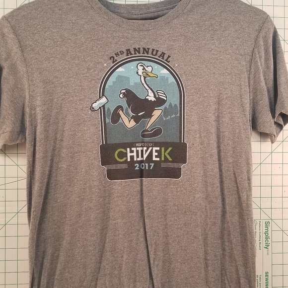 Chive Nation Grey "ChiveK" Graphic Tee Large - Picture 7 of 9